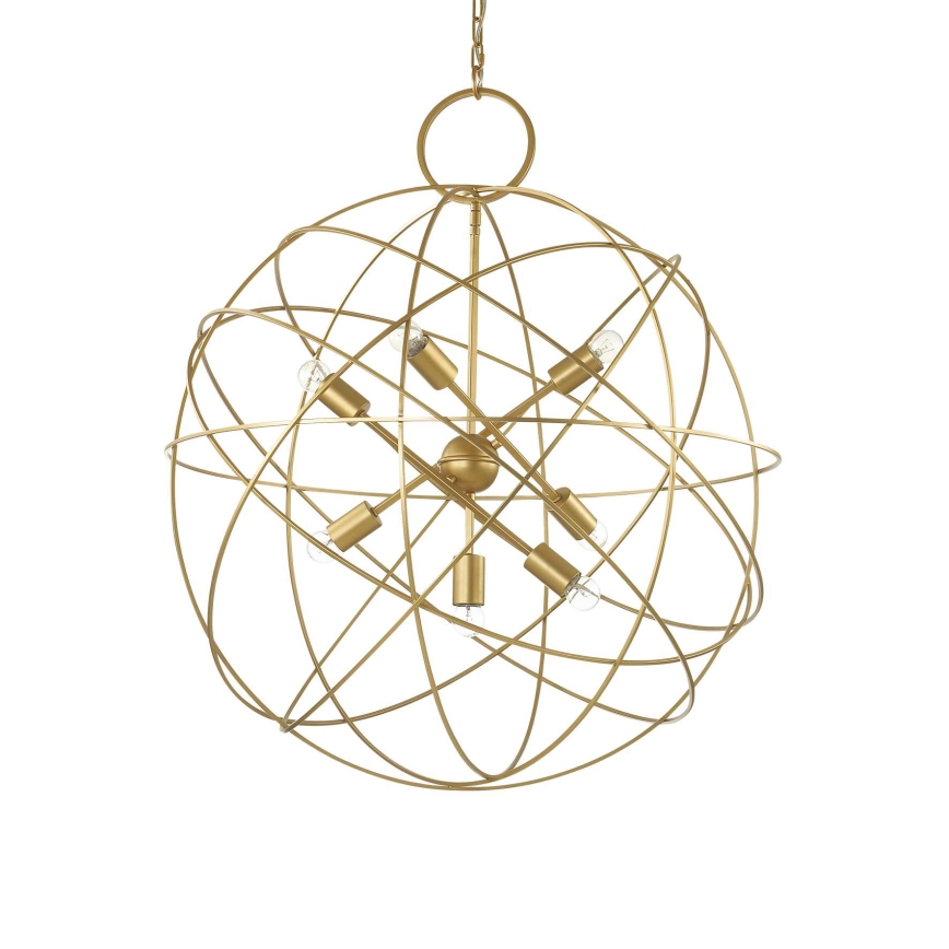 Ideal Lux - Candelabro suspenso KONSE 7xE27/60W/230V