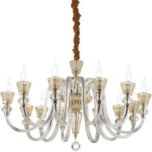 Ideal Lux - Candelabro suspenso STRAUSS 12xE14/40W/230V