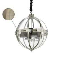 Ideal Lux - Candelabro suspenso WORLD 4xE14/40W/230V