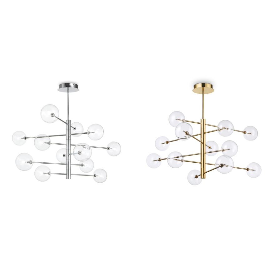 Ideal Lux - Cúpula de substituição para lustre e candeeiro EQUINOXE Ø 15 cm transparente