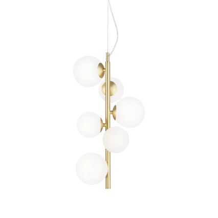 Ideal Lux - Cúpula de substituição para lustre, luminária ou candeeiro PERLAGE, Ø 12 cm, branco