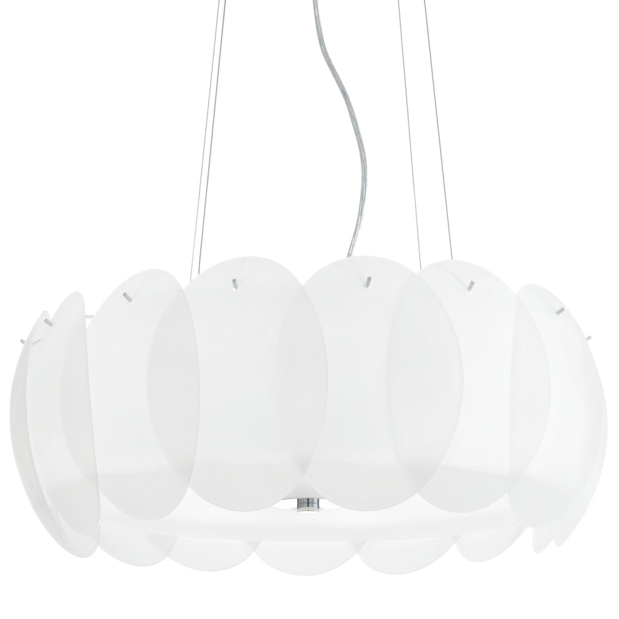 Ideal Lux - Cúpula de substituição para lustre ou candeeiro de tecto OVALINO, branca