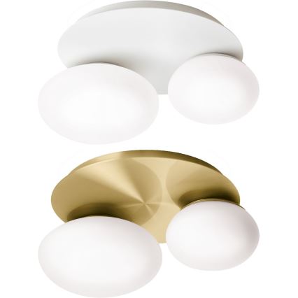Ideal Lux - Cúpula de substituição universal NINFEA Ø 25 cm branca