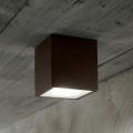 Ideal Lux - Foco de exterior TECHO 1xGU10/20W/230V 9x9 cm IP54 castanho