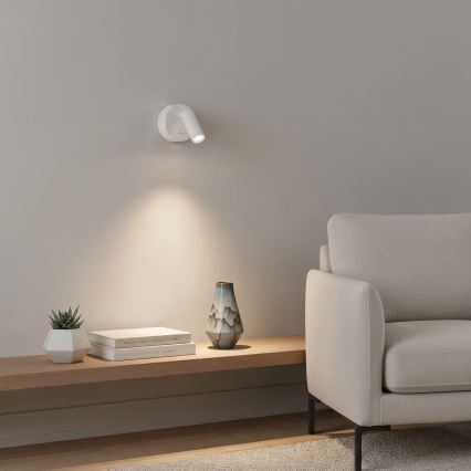 Ideal Lux - Foco de parede LED BEAN LED/3W/230V CRI 90 branco