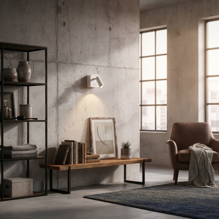 Ideal Lux - Foco de parede LED BEAN LED/3W/230V CRI 90 branco