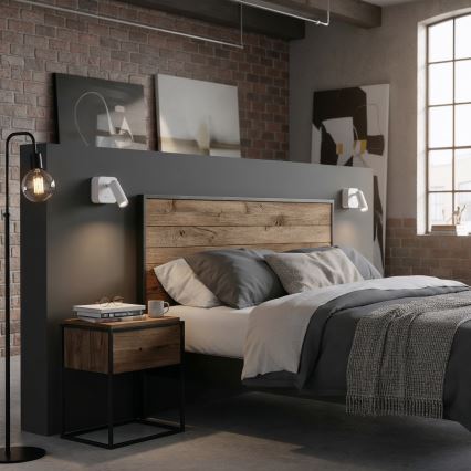 Ideal Lux - Foco de parede LED BEAN LED/3W/230V CRI 90 branco