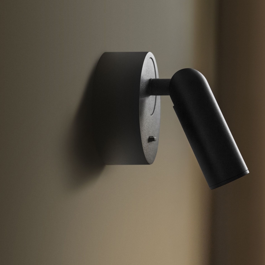 Ideal Lux - Foco de parede LED BEAN LED/3W/230V CRI 90 preto