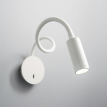 Ideal Lux - Foco de parede LED FOCUS LED/3,5W/230V CRI 90 branco