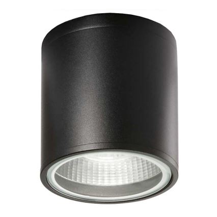 Ideal Lux - Foco exterior GUN 1xGU10/28W/230V Ø 11 cm IP55 preto