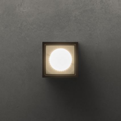 Ideal Lux - Foco exterior TECHO 1xGU10/20W/230V 9x9 cm IP54 preto