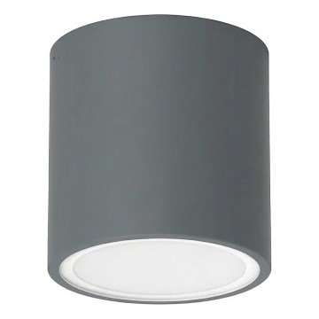 Ideal Lux - Foco exterior TECHO 1xGU10/20W/230V Ø 9 cm IP54 antracite