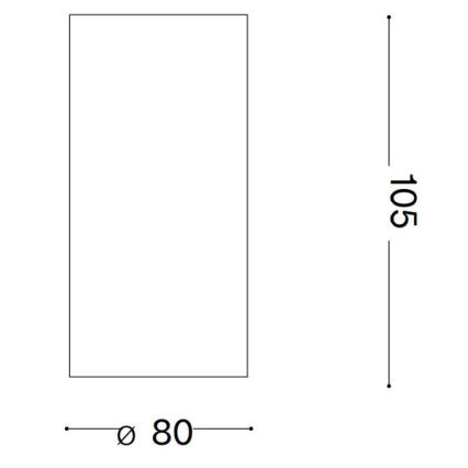Ideal Lux - Foco LED NITRO LED/10W/230V diâmetro 8 cm CRI 90 preto