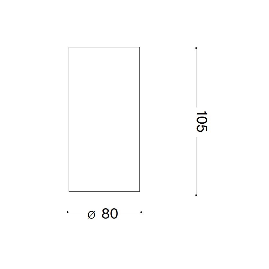 Ideal Lux - Foco LED NITRO LED/10W/230V diâmetro 8 cm CRI 90 preto