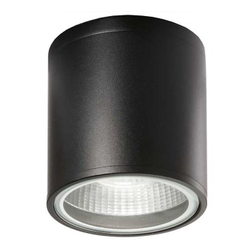 Ideal Lux - Foco para casa de banho GUN 1xGU10/28W/230V IP44 preto