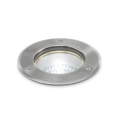 Ideal Lux - Iluminação de caminho de acesso exterior PARK 1xGU10/20W/230V IP65 cromado mate