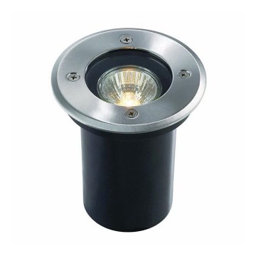 Ideal Lux - Iluminação de caminho de acesso exterior PARK 1xGU10/20W/230V IP65 cromado mate