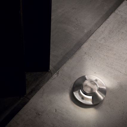Ideal Lux - Iluminação de caminho de acesso LED ROCKET LED/2W/24V CRI 90 IP68 cromado mate