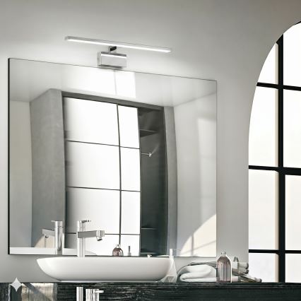 Ideal Lux - Iluminação de ilustração LED ALMA LED/12,5W/230V 51 cm CRI 90 cromado brilhante