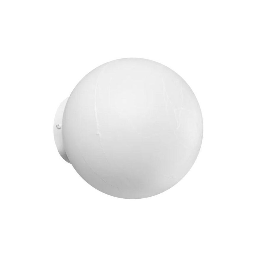 Ideal Lux - Iluminação de parede CARTA 1xE27/25W/230V diâmetro 20 cm branco