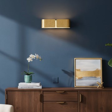 Ideal Lux - Iluminação de parede CLIP 2xE27/60W/230V dourado