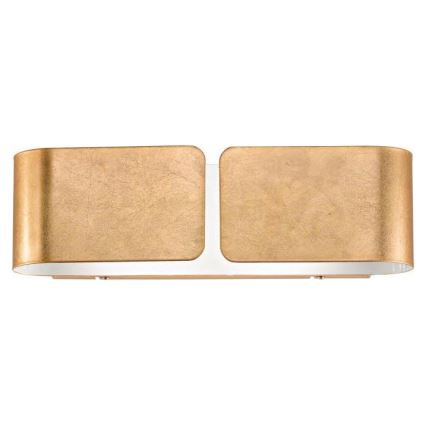 Ideal Lux - Iluminação de parede CLIP 2xE27/60W/230V dourado