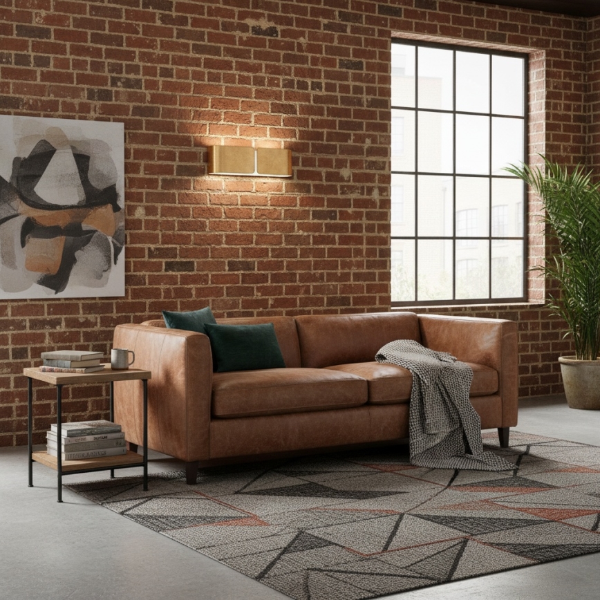 Ideal Lux - Iluminação de parede CLIP 2xE27/60W/230V dourado