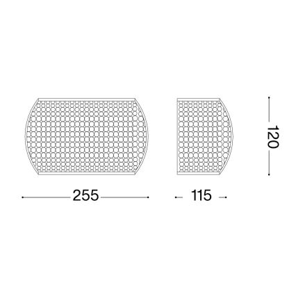 Ideal Lux - Iluminação de parede em  cristal LED PASHA 3xG9/3W/230V dourado