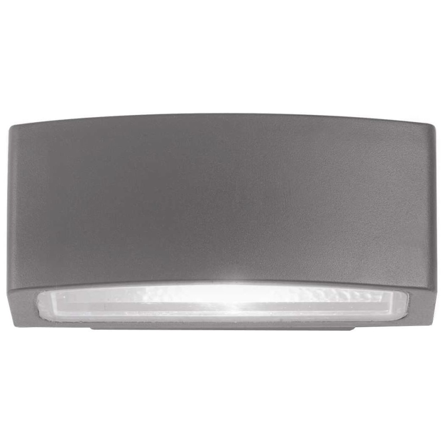 Ideal Lux - Iluminação de parede exterior ANDROMEDA 1xE27/60W/230V IP55 antracite