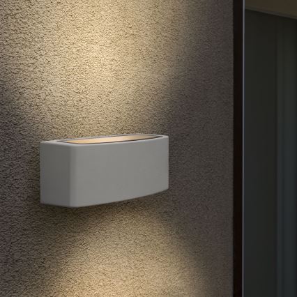 Ideal Lux - Iluminação de parede exterior ANDROMEDA 1xE27/60W/230V IP55 branco