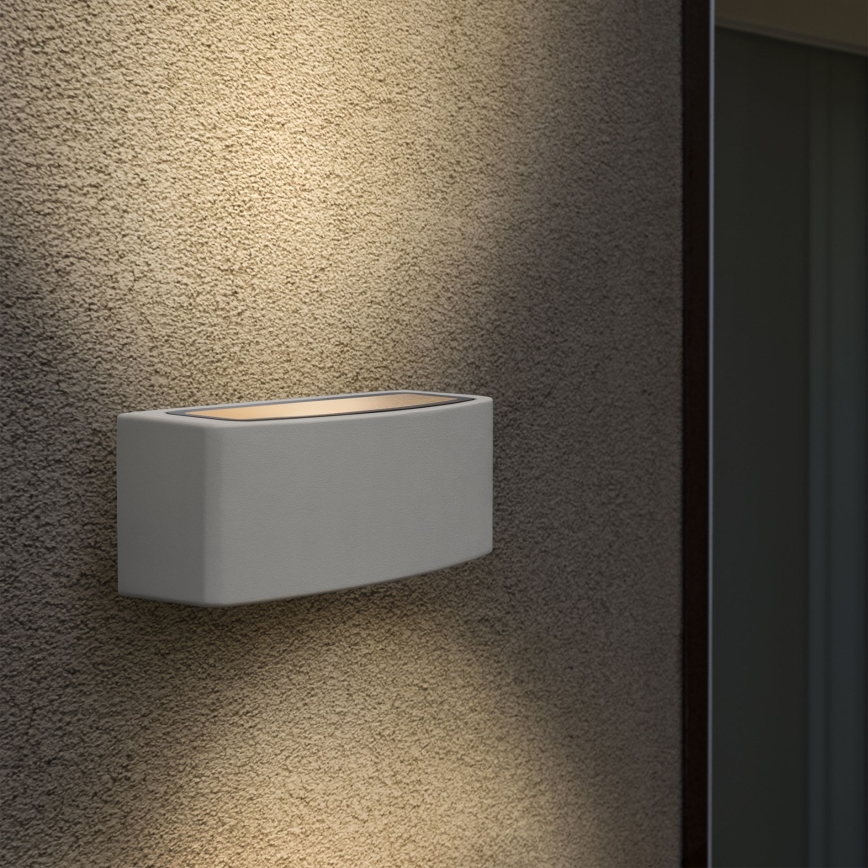 Ideal Lux - Iluminação de parede exterior ANDROMEDA 1xE27/60W/230V IP55 branco