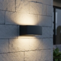Ideal Lux - Iluminação de parede exterior ANDROMEDA 1xE27/60W/230V IP55 preto