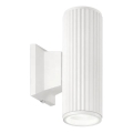 Ideal Lux - Iluminação de parede exterior BASE 2xGU10/28W/230V IP44 branco