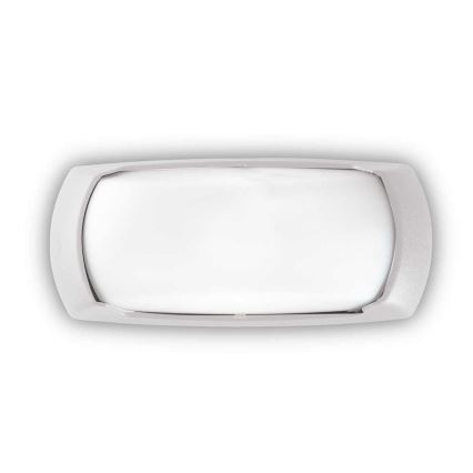Ideal Lux - Iluminação de parede exterior FELIX 1xE27/23W/230V IP66 branco