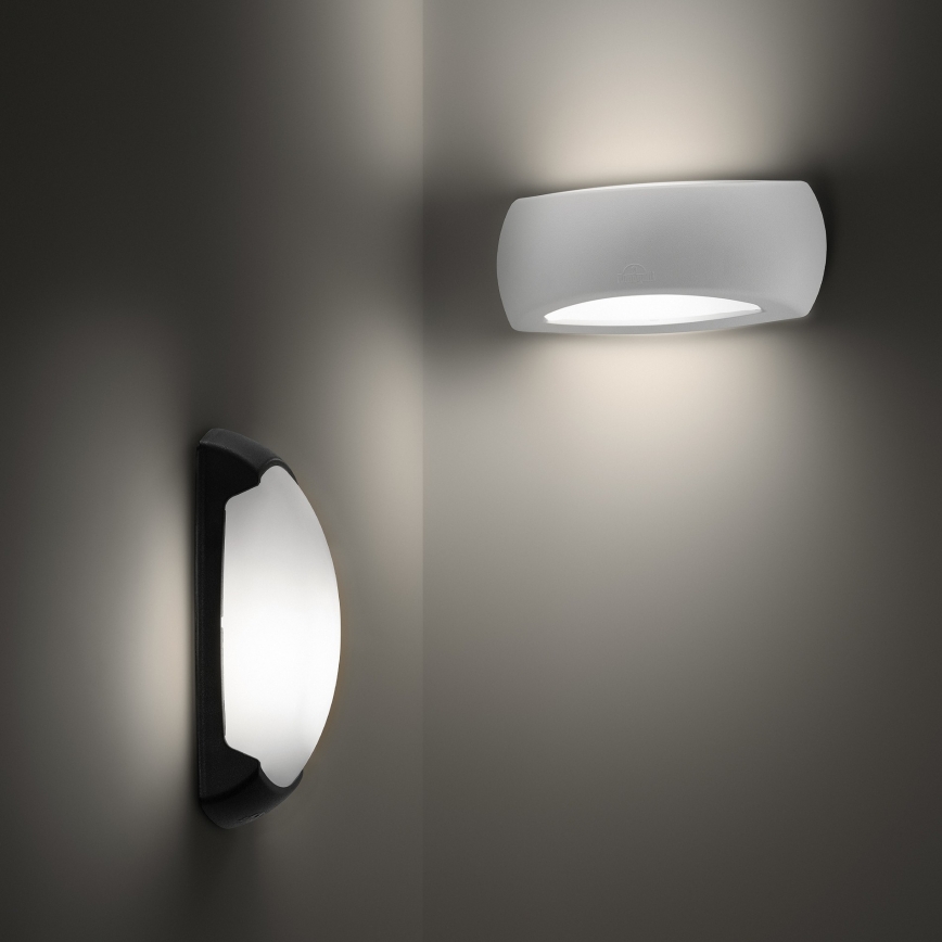 Ideal Lux - Iluminação de parede exterior FELIX 1xE27/23W/230V IP66 branco