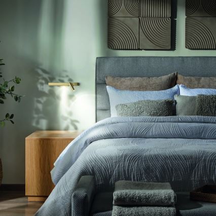 Ideal Lux - Iluminação de parede LED BONNE 2xLED/6,5W/230V CRI 90 dourado