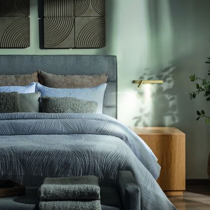 Ideal Lux - Iluminação de parede LED BONNE LED/6,5W/230V CRI 90 dourado