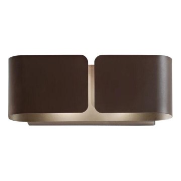 Ideal Lux - Iluminação de parede LED CLIP 2xG9/3W/230V castanho