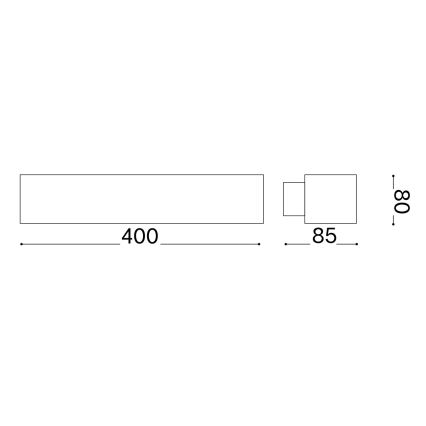 Ideal Lux - Iluminação de parede LED CRAFT LED/12W/230V CRI 90 faia