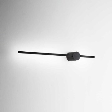 Ideal Lux - Iluminação de parede LED ESSENCE LED/12W/230V 4000K 70 cm CRI 90 preto