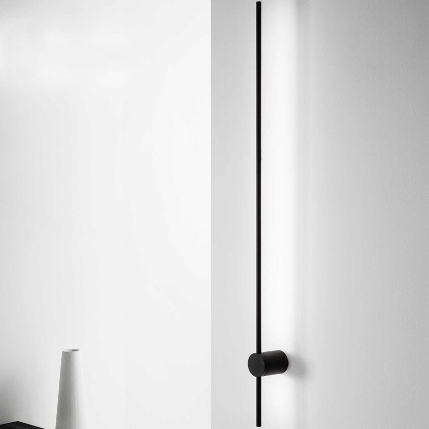 Ideal Lux - Iluminação de parede LED ESSENCE LED/19W/230V 124 cm 3000K CRI 90 preto