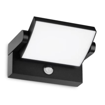 Ideal Lux - Iluminação de parede LED exterior com sensor SWIPE LED/21W/230V CRI 90 IP54 preto