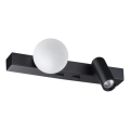 Ideal Lux - Iluminação de parede LED PING PONG 2xLED/3W/230V CRI 90 preto