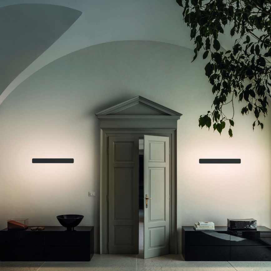 Ideal Lux - Iluminação de parede LED ZIG ZAG LED/30W/230V 75 cm CRI 90 preto