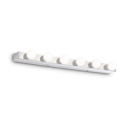 Ideal Lux - Iluminação de parede PRIVE 6xE14/40W/230V cromado brilhante
