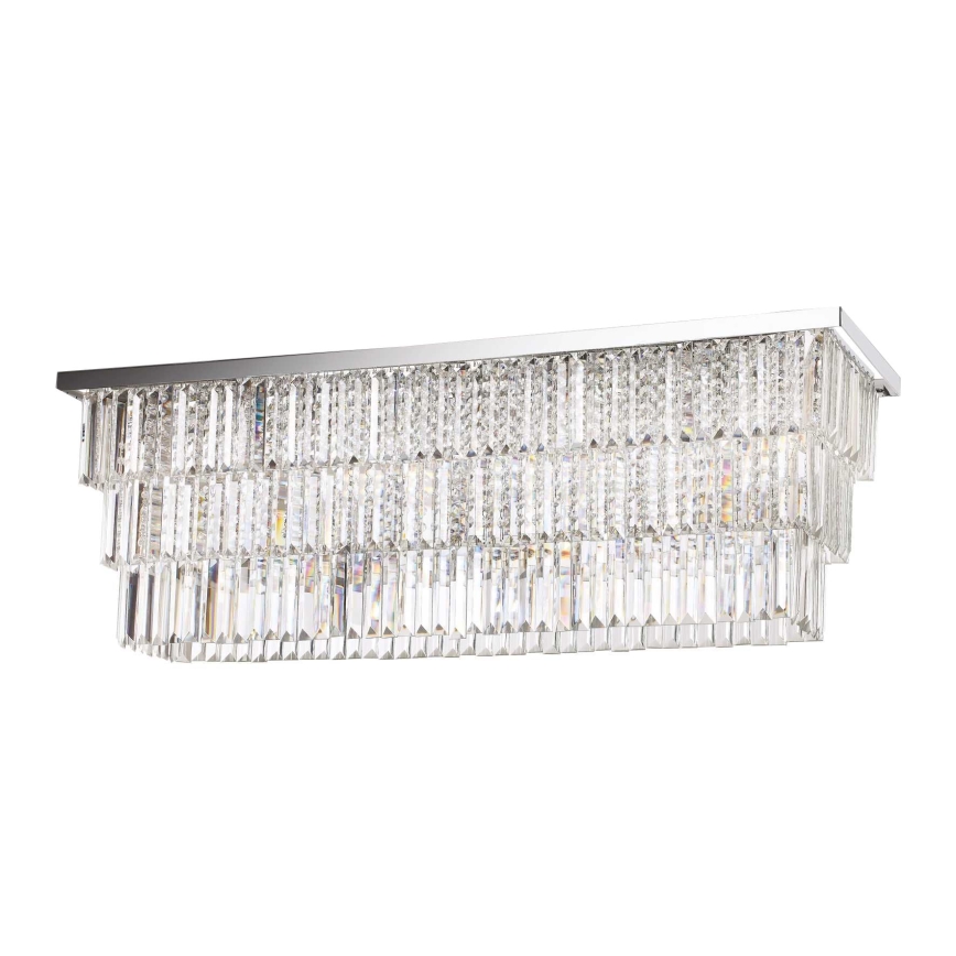 Ideal Lux – Iluminação de teto de cristal MARTINEZ 8×E14/40W/230V