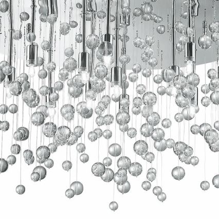 Ideal Lux - Iluminação de teto LED 12xG9/3W/230V diâmetro 63 cm cromado brilhante