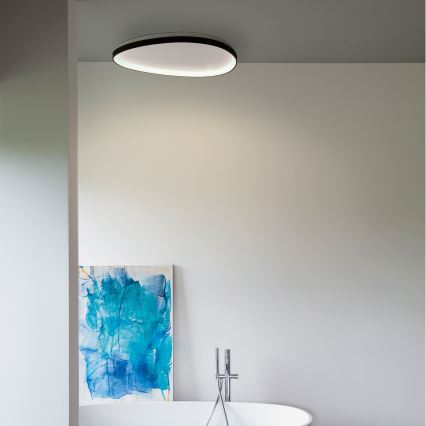 Ideal Lux - Iluminação de teto LED com regulação GEMINI LED/42W/230V diâmetro 81 cm CRI 90 preto