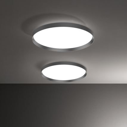 Ideal Lux - Iluminação de teto LED FLY LED/26W/230V 2700K diâmetro 45 cm CRI 90 IP40 preto