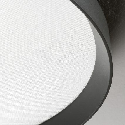 Ideal Lux - Iluminação de teto LED FLY LED/26W/230V 2700K diâmetro 45 cm CRI 90 IP40 preto